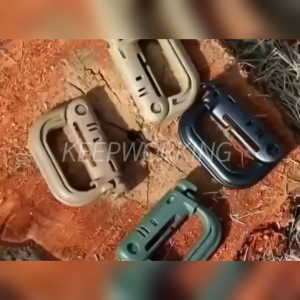 KW 1PC Anti-theft Climbing Clip Ring Buckle Outdoor Tactical Carabiner Clip D-ring Clip hanging Hook Backpack Bag Keychain