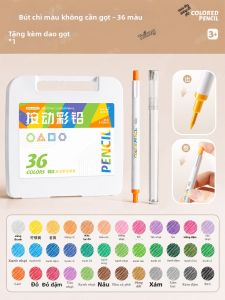 KABAXIONG | Bút Chì Màu Dầu Dễ Xóa Tan Trong Nước 36 Màu