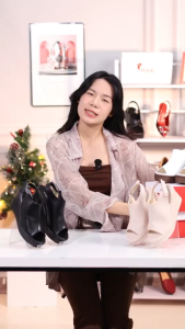 Giày Sandal Nữ Đế Xuồng 8cm Giả Boot Hở Mũi Thời Trang Pixie H419