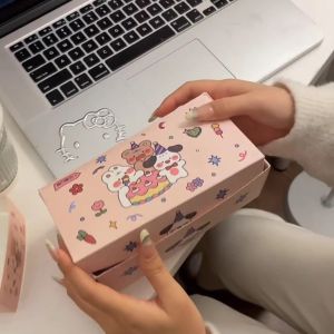 Creative Surprise Jumping Box Handmade Red Envelope Birthday Bouncing Gift Gift for Girlfriend Romantic Gift Box Valentines Day