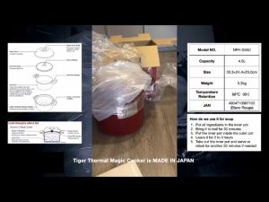 Tiger Brand Japan Thermal Cooker Pot Magic Cooker - Assorted Color (4.5 Liter) [Model: NFH-G450]