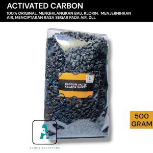 Karbon Aktif KELAPA SAWIT Media Filter Air Penyerap Bau 500 Gram