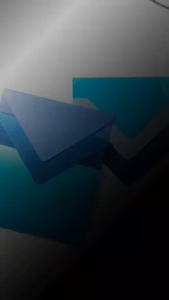 Envelope Invitation Blue Navy Midnight Dusty Aqua Teal