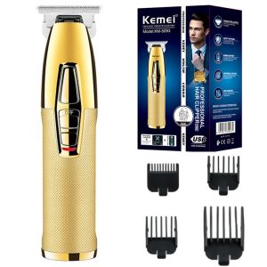 Kemei | Original Kemei Metal Barber Hair Trimmer For Men Professional Beard Hair Clipper Electric Hair Cutting Machine Rechargeable