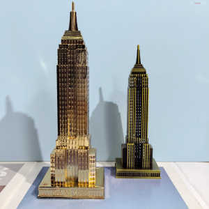 Mô Hình Kiến ​​trúc Thép Empire State Building New York Trang Trí Nhà Đồ Trang Trí Để Bàn Quà Tặng Du Lịch Trang Trí Nhà