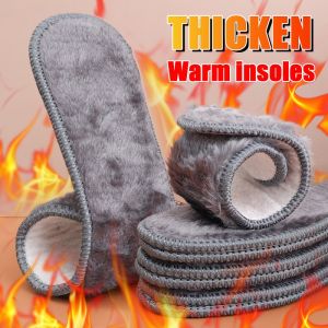 6Pcs Self Heating Insoles Thermostatic Thermal Insole Winter Snow Boots Pad Sole Plush Pads Thicken Warm Heated Insoles