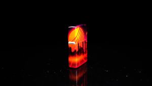 Zippo Cyber City Design Windproof Pocket Lighter 48505