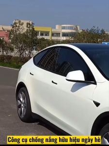 Dù che kính lái chống nắng tia cực tím bản nâng cấp cán gập không làm hỏng màn hình xe