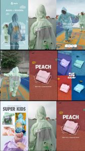 PLEVIA Jas Hujan Anak Jaket Celana Backpack Superkids 130