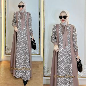 gamis modern alaya dress amore by ruby