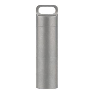 Portable Titanium Alloy Medicine Box High Capacity Storage Case Emergency Personal Health Care Mini Bottle Organizer