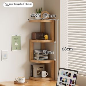 ZHUSHANXIA | Corner Bookshelf for Home Bedroom Storage Childrens Picture Book Shelf Student Use
