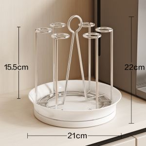 Draining Drying Storage Bottle Rack
