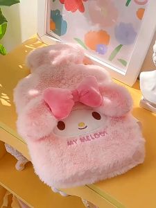 ถุงน้ำร้อน Sanrio มีที่สอดมือ ถุงน้ําร้อน ขนาดใหญ่ 1000 มล. ถอดออกได้ ลายการ์ตูนน่ารัก สําหรับฤดูหนาว