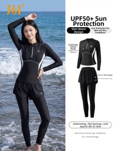 361° | Sun Protection Womens Split Style Long Sleeve Long Pants Swimwear