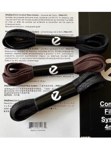 Genuine Goods Ecco Ecco Qile Universal Leather Shoes Shoelace Waxing Waterproof Flat Shoelace Sneaker Flat Casual Shoes