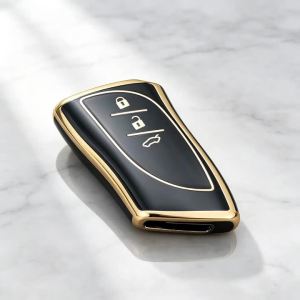 3 Buttons TPU Car Key Fob Case Cover for Lexus ES LS NX RX UX TX GX RZ LX 250 250h 300h 300e 350 450h 500 550 Keychain