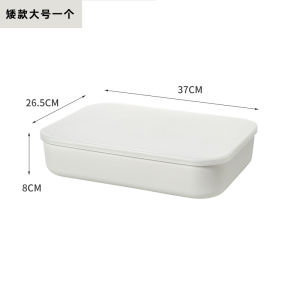 กล่องเก็บของพลาสติกใสขนาดใหญ่พร้อมฝาปิด กล่องเก็บของแบบพกพาสไตล์ญี่ปุ่น กล่องเก็บของ PP ป้องกันฝุ่น กล่องเก็บของสำหรับของเล่นและของใช้