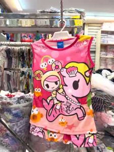 Happy Baby & Kids Character/Unicorn Terno Sando+Shorts For Girls Set