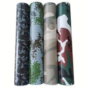 Premium Digital Desert Camouflage Adhesive Vinyl Wrap Film Roll Vehicle Car Decal Wrapping
