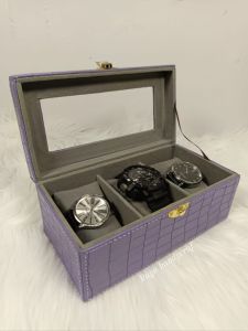 KOTAK JAM TANGAN 3 SLOT || TEMPAT JAM || WADAH JAM || KOTAK JAM MURAH