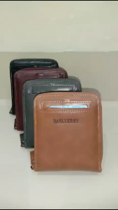 Dompet Uang Zipper Resleting Pria Wanita Tebal Baellerry D3124 Model Horizontal Muat Banyak Uang dan Kartu Bahan Sintetis Lembut Kilat