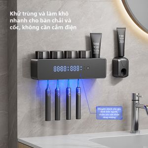 Máy Sấy Răng Cọ Sát Khuẩn Tia cực tím