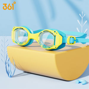 361° | Waterproof Anti-fog HD Professional Childrens Swimming Goggles Set
