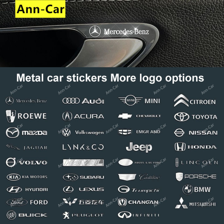 【Ann-Car】Car metal stickers label car refit paste individual creative ...