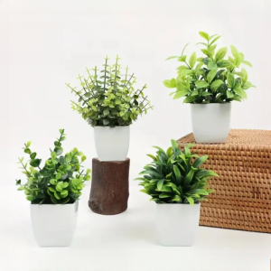 Simulation Potted Plant Mini High Quality Green Plants Home Decoration Artificial Potted Plants
