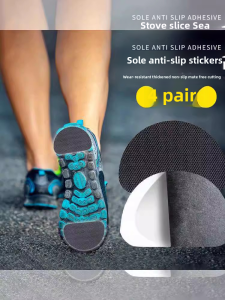 Winter Sport Running Shoes Anti-Slip Wear-Resistant Rubber Insoles Thickened Sole Silent Shoe Bottoms Self-Adhesive TPU