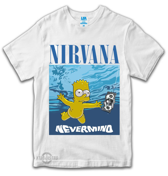 00's NIRVANA Cymbal Monkey Band T-Shirts ミュージシャン 00's