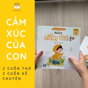 Bộ 4 Sách Cảm Xúc Của Con - Dòng Sách Đọc To Bé Từ 0 Đến 6 Tuổi - Lionbooks