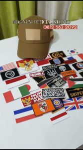 Topi SATPOL PP Pamong Praja Tactical PDL Army Bonus Free 3 Emblem Patch Prepet Perekat Velkro