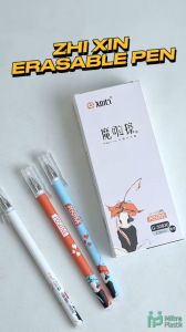 (1 pcs) Pulpen Bisa Dihapus Lucu / Zhi Xin Erasable Pen Tinta Hitam Bolpen
