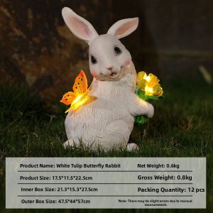XIWUSHOUJIANG | Cute Rabbit Outdoor Garden Decorative Light
