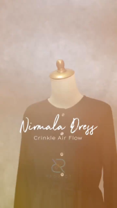 DN DAFINTY DRESS GAMIS   MUSLIM MODEL TERBARU 2025 BAHAN CRINGKLE PREMIUM AIR FLOW FASHION MUSLIM KEKINIAN  PAKAIAN WANITA  MUSLIMAH SIZE  S M L XL