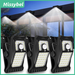 LED solar garden light outdoor clip type motion sensing LED night light IP65 fence waterproof camping light wall camping tent terrace solar wall light