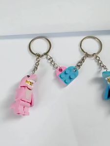 Bandai | Móc Khóa Hình Trái Tim Cá Mập Mini Dễ Thương Quà Tặng Cặp Đôi/bạn Thân Đồ Chơi Nhựa Phái Sinh Hoạt Hình Quà Tặng Ngày Lễ