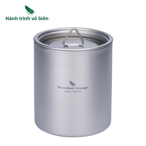 Chuyến Du Hành Vô Biên Titan Cốc Cắm Trại Ngoài Trời Cốc Dã Ngoại Đồ Dùng Nhà Bếp Có Thể Gập Lại Ti3022D