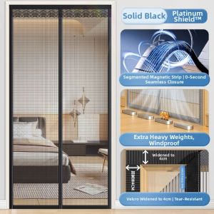 Mosquito Repelling Magnetic Door Curtain
