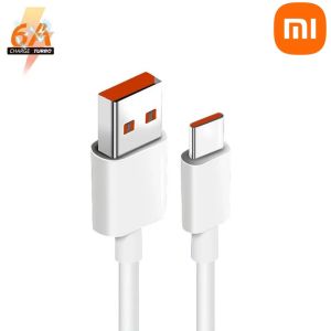 Xiaomi Original Usb Type C Cable 120W 67W Turbo Fast Charger Mi 15 14 13 12T Pro 12 11 Ultra Poco X6 X7 Redmi Note Black Shark 5