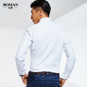 Boman | Spring Summer Mens Slim Fit Work Shirt
