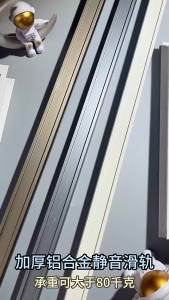 MOLORE | Thick Double Silent Aluminum Curtain Track
