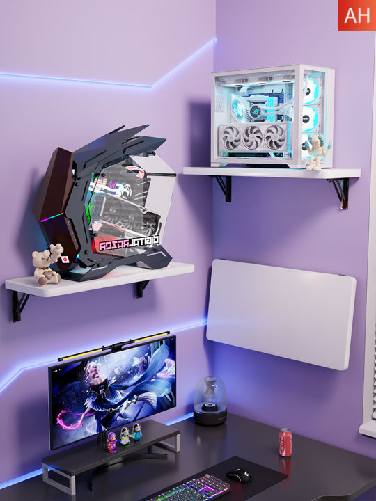 Foldable Wall Mounted Computer Main Host Bracket Storage Rack Nordic ...