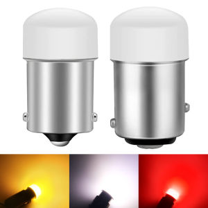 2pcs P21/5W Ba15S 1156 P21W LED Bulb PY21W BAY15D 1157 Turn Signal Light 12V Motorcycle Car Reverse Brake Parking Lamp DRL