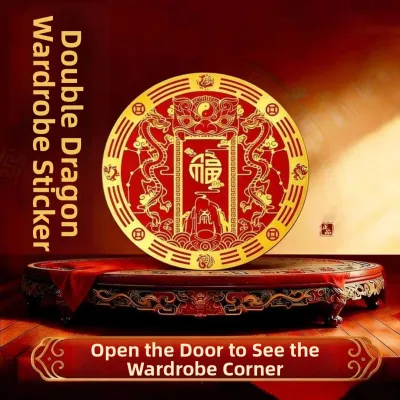 WANSHIXIANG | Good Luck Wealth Deco Foil Feng Shui Furniture Decoration