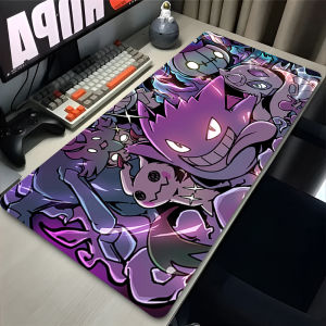 Bandai | Tấm Lót Chuột Anime Cỡ Lớn P-Pokemon Thảm Bàn Máy Tính Đế Cao Su Phụ Kiện Chơi Game Cho Laptop Chủ Đề Gengar Kích Thước 600x300mm-1000x500mm