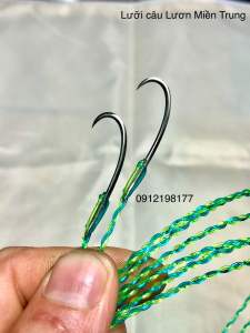 Lưỡi câu Lươn dáng MÓNG HEO nhạy phát 1
