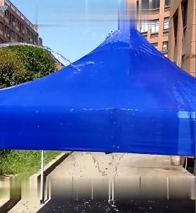 5200D ผ้าใบ เต้นท์  หนา พิเศษ 2x2 2x3 3x3เมตร กันฝน 100% ผ้าหลังคาเต็นท์ ผ้าใบหนา เต้นท์ขายของ เต็นท์พับ